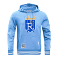MLB KANSAS CITY ROYALS RETRO CLASSIC MEN'S PULLOVER HOODIE (UNIVERSITY BLUE)