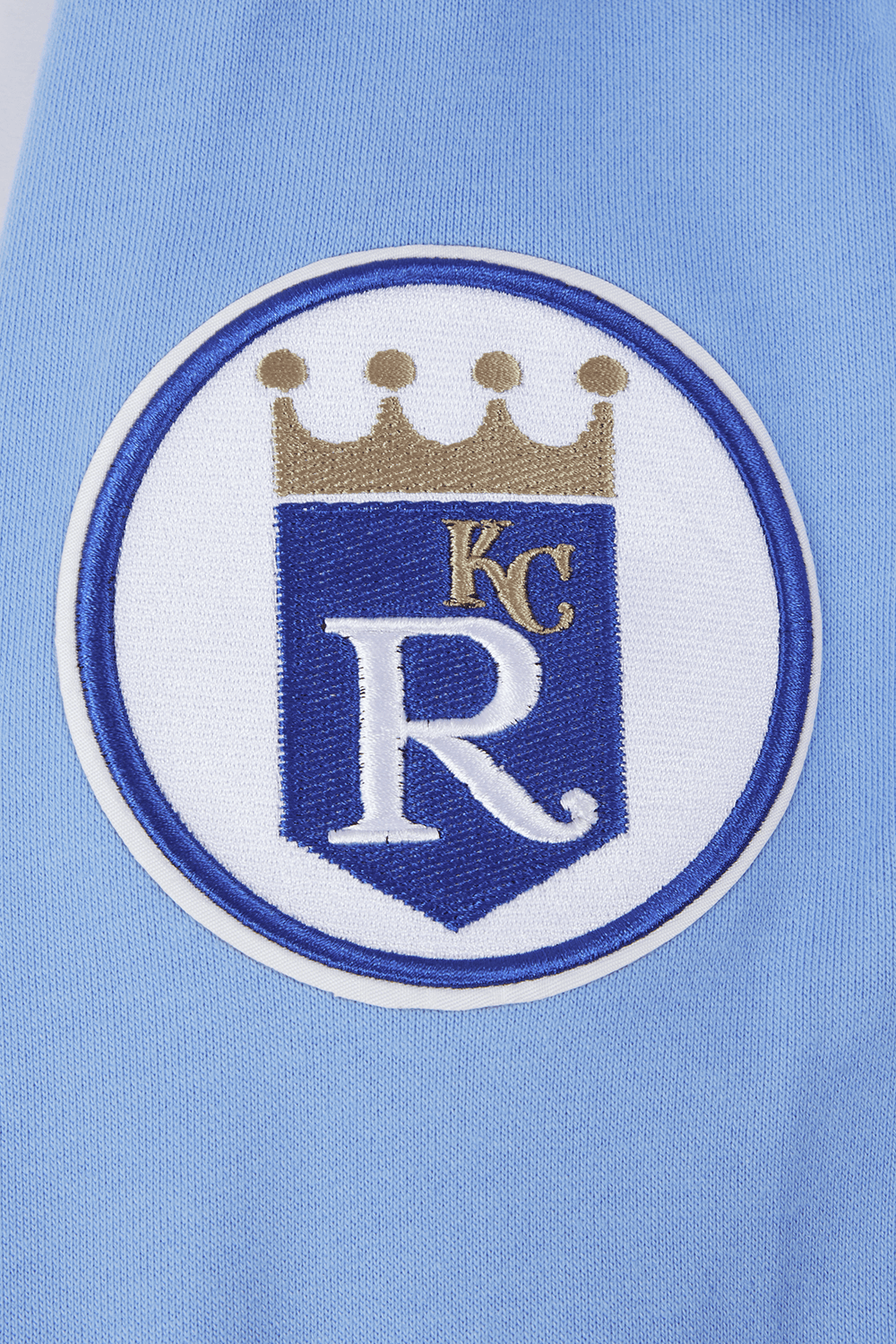 MLB KANSAS CITY ROYALS RETRO CLASSIC MEN'S PULLOVER HOODIE (UNIVERSITY BLUE)