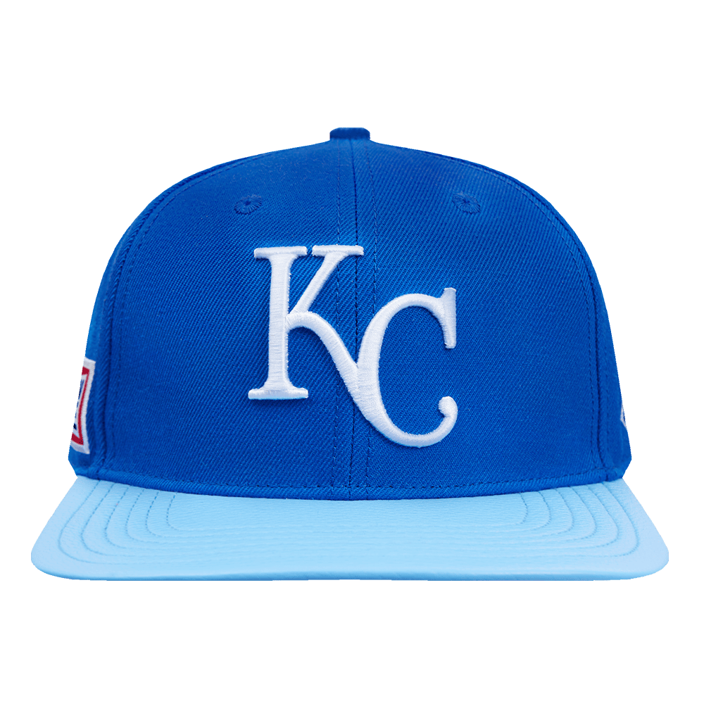 GORRA MLB KANSAS CITY ROYALS LOGO FAST LANE DE LANA CON CIERRE AJUSTABLE (AZUL REAL)