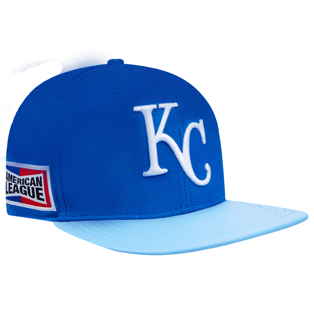 GORRA MLB KANSAS CITY ROYALS LOGO FAST LANE DE LANA CON CIERRE AJUSTABLE (AZUL REAL)