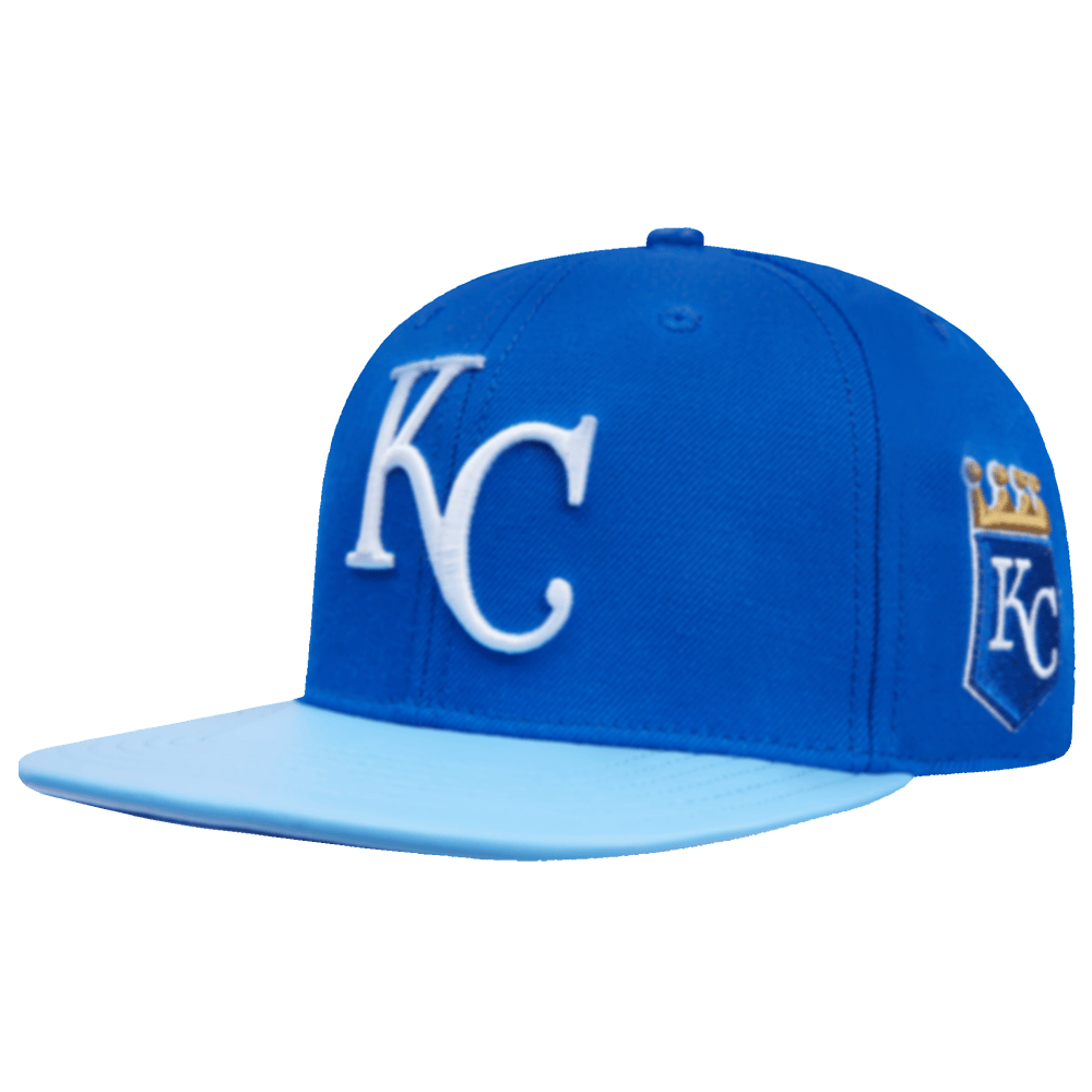 GORRA MLB KANSAS CITY ROYALS LOGO FAST LANE DE LANA CON CIERRE AJUSTABLE (AZUL REAL)