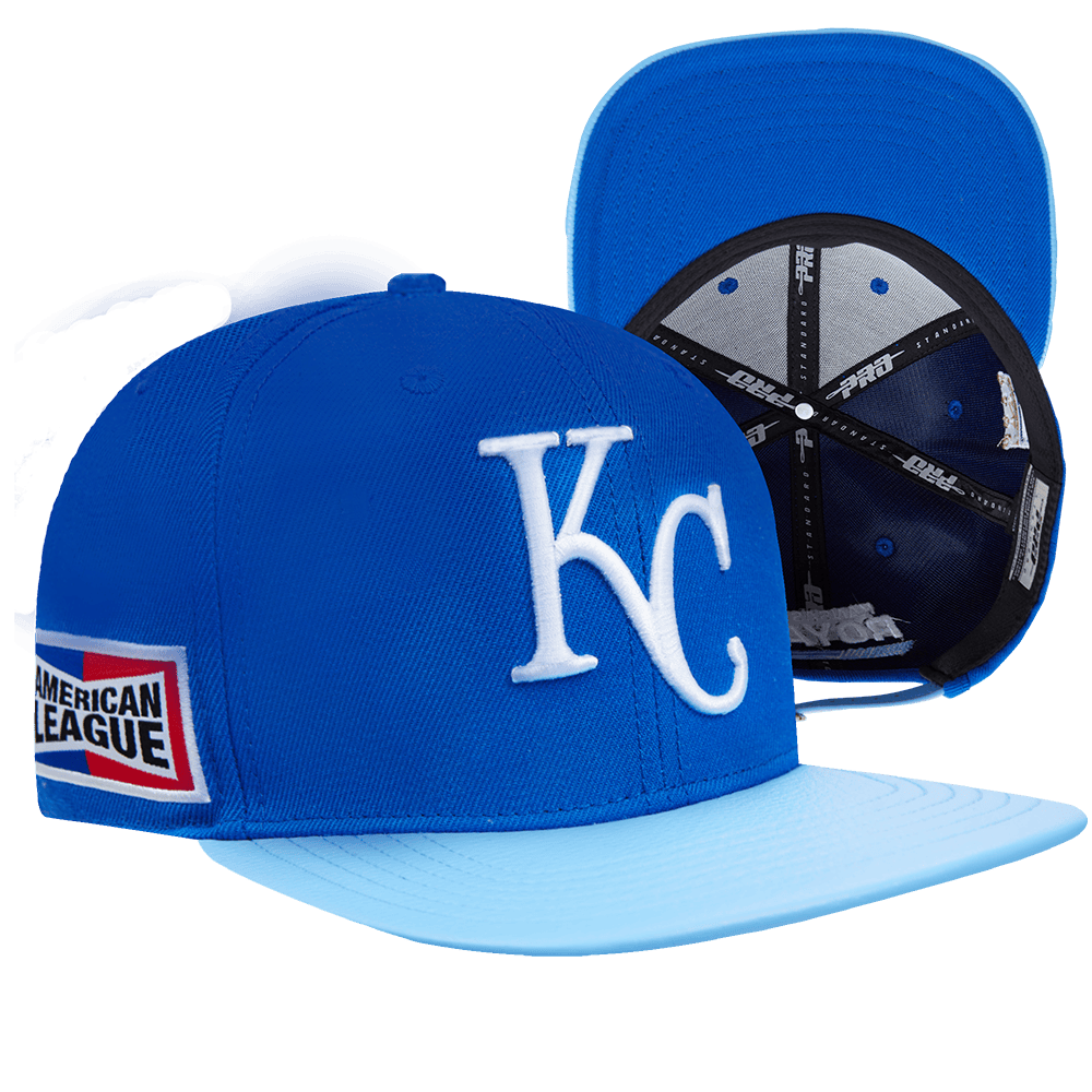 GORRA MLB KANSAS CITY ROYALS LOGO FAST LANE DE LANA CON CIERRE AJUSTABLE (AZUL REAL)
