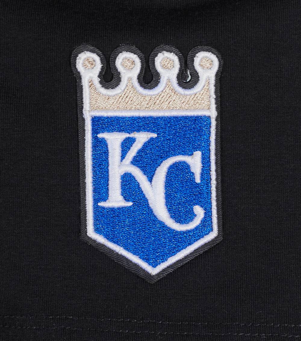 MLB KANSAS CITY ROYALS CLASSIC WOMEN'S BOXY TOP (BLACK)