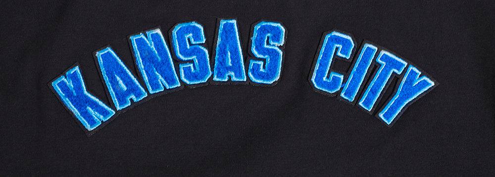 MLB KANSAS CITY ROYALS CLASSIC WOMEN'S BOXY TOP (BLACK)