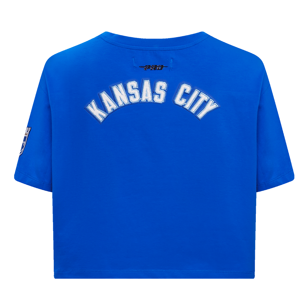 TOP CLÁSICO HOLGADO PARA MUJER MLB KANSAS CITY ROYALS (AZUL REAL)