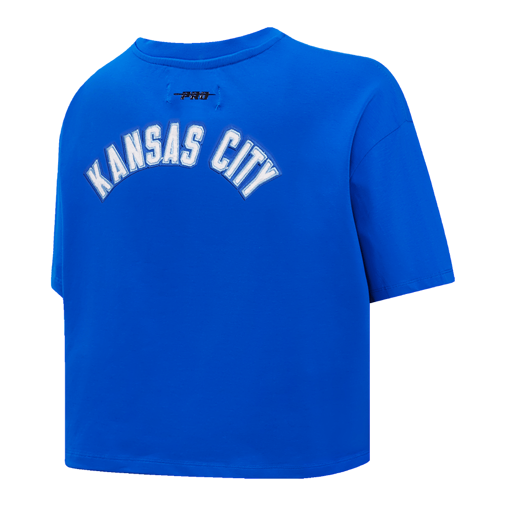 TOP CLÁSICO HOLGADO PARA MUJER MLB KANSAS CITY ROYALS (AZUL REAL)