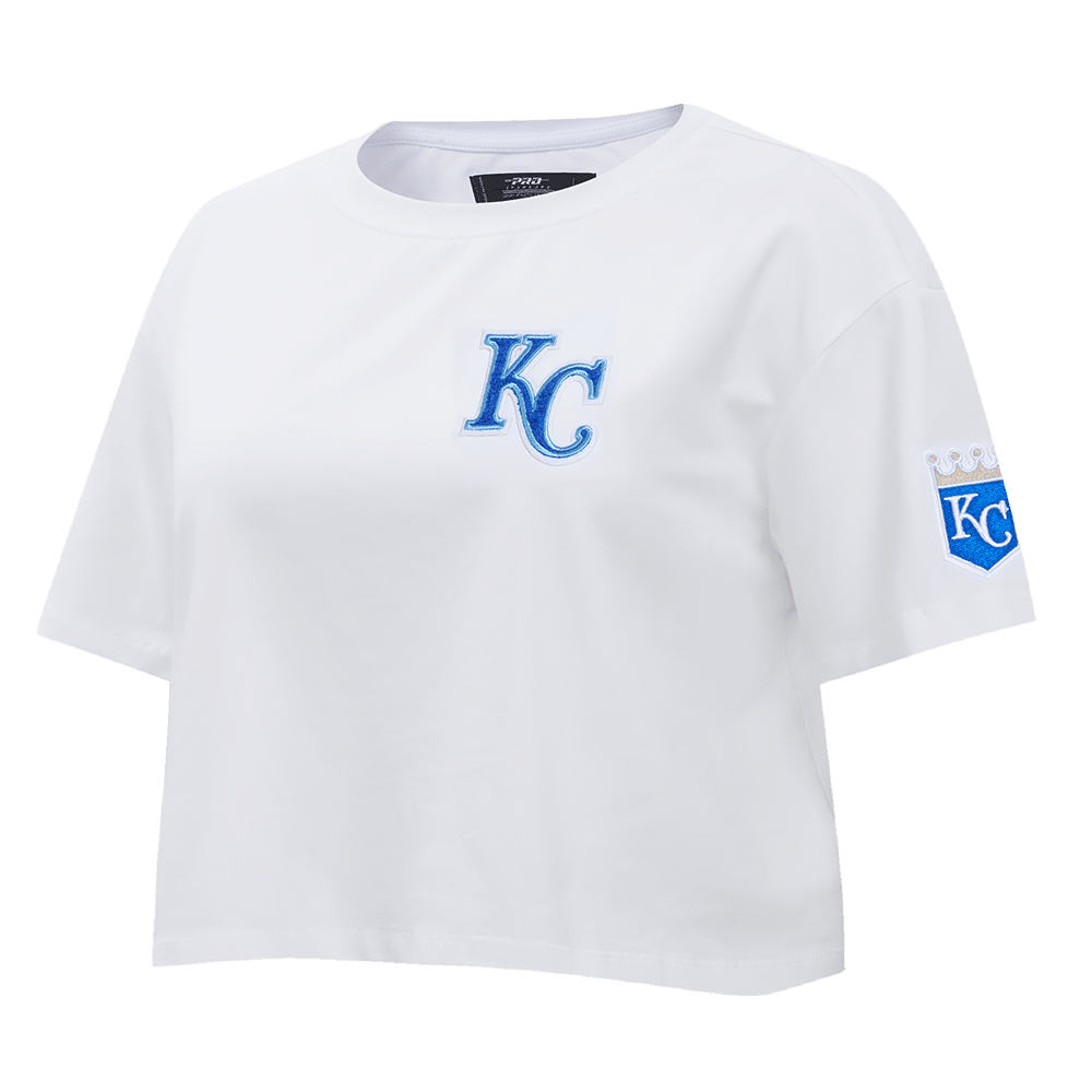TOP CLÁSICO HOLGADO PARA MUJER MLB KANSAS CITY ROYALS (BLANCO)