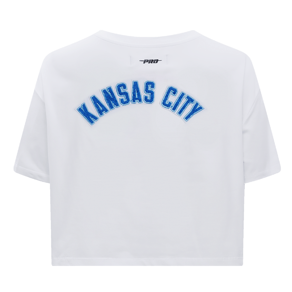 TOP CLÁSICO HOLGADO PARA MUJER MLB KANSAS CITY ROYALS (BLANCO)