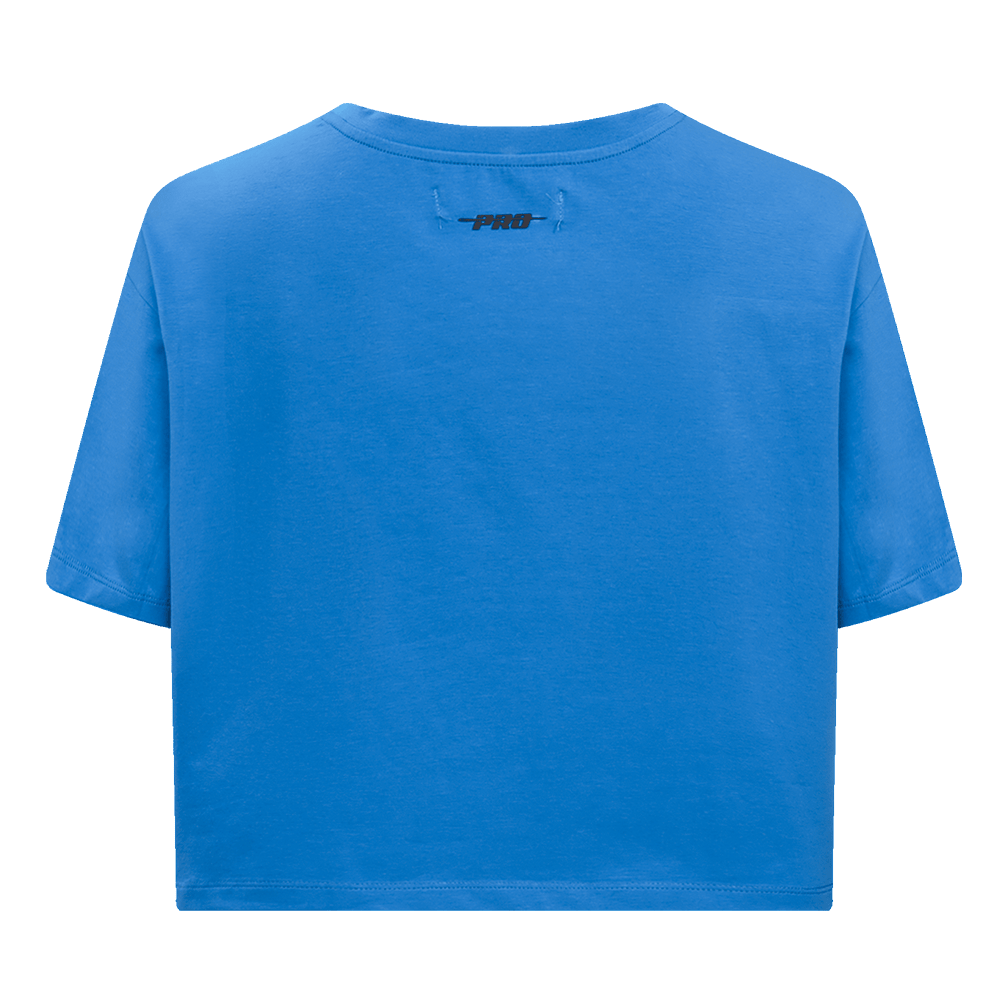 MLB KANSAS CITY ROYALS RETRO CLASSIC WOMEN'S BOXY TOP (UNIVERSITY BLUE)
