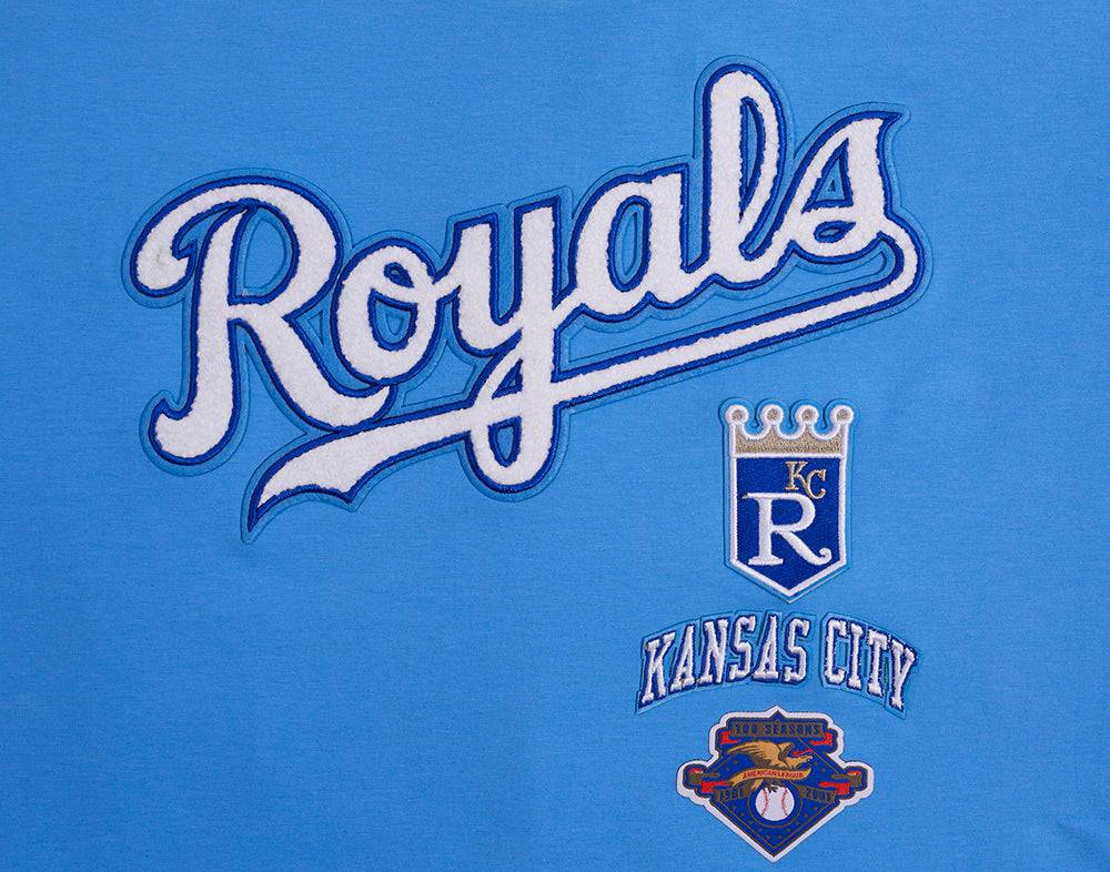 MLB KANSAS CITY ROYALS RETRO CLASSIC WOMEN'S BOXY TOP (UNIVERSITY BLUE)