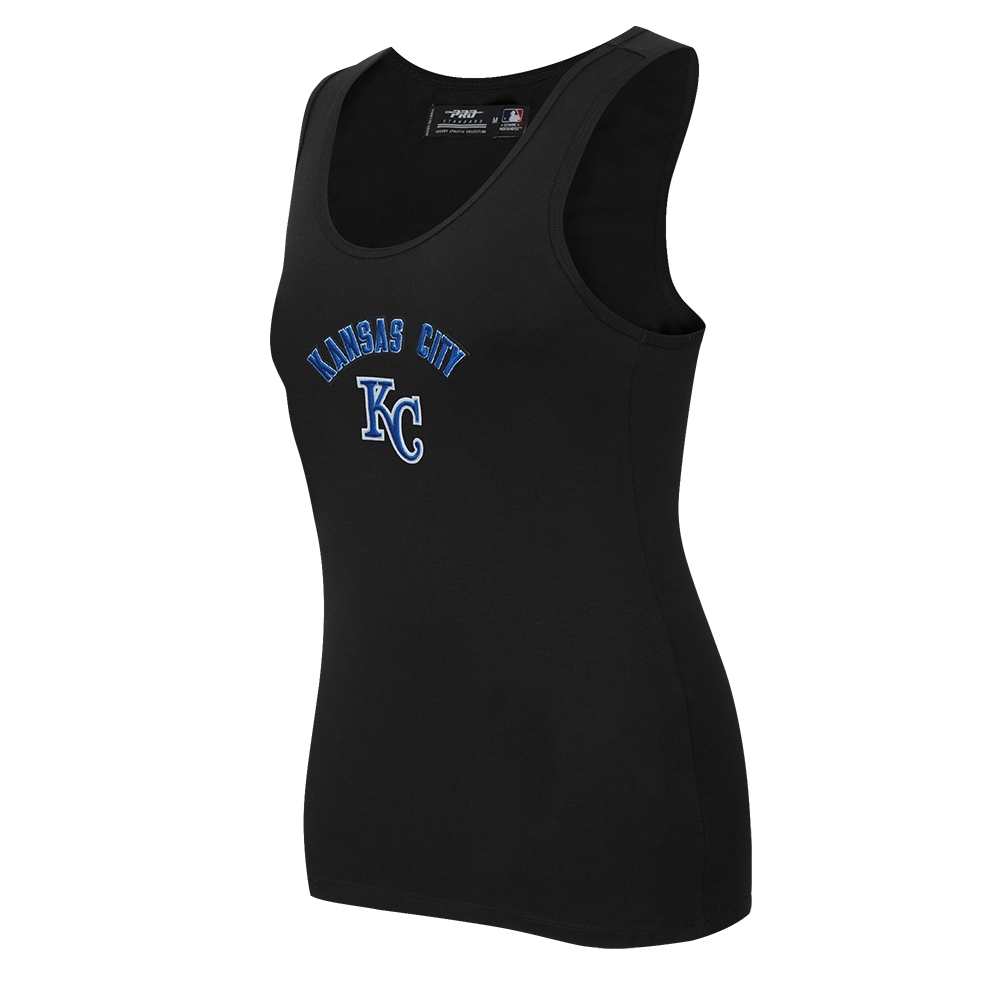 MLB KANSAS CITY ROYALS CLASSIC WOMEN'S RELAXED FIR RACERBACK (BLACK)