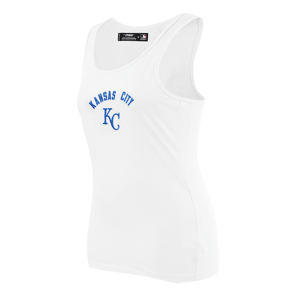 MLB KANSAS CITY ROYALS CLASSIC WOMEN'S RELAXED FIR RACERBACK (WHITE)