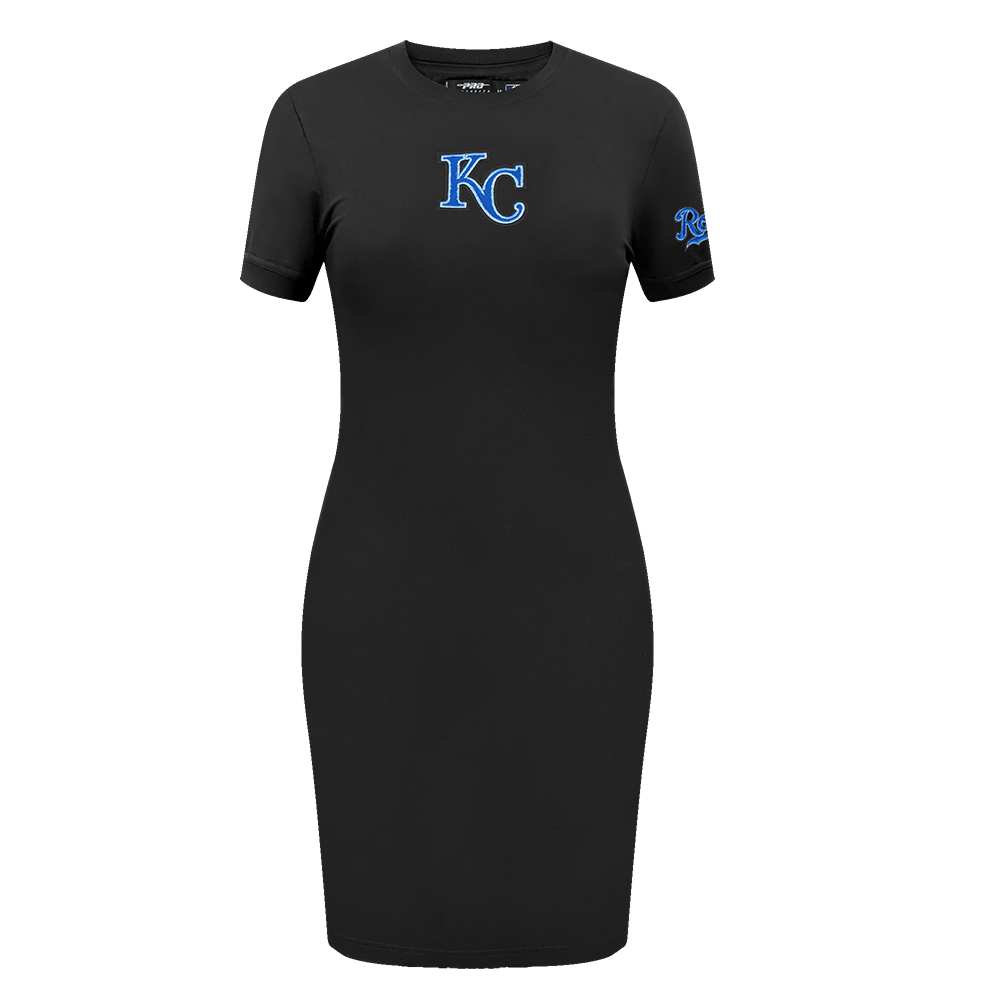MLB KANSAS CITY ROYALS CLASSIC WOMEN'S BODYCON DRESS (BLACK)