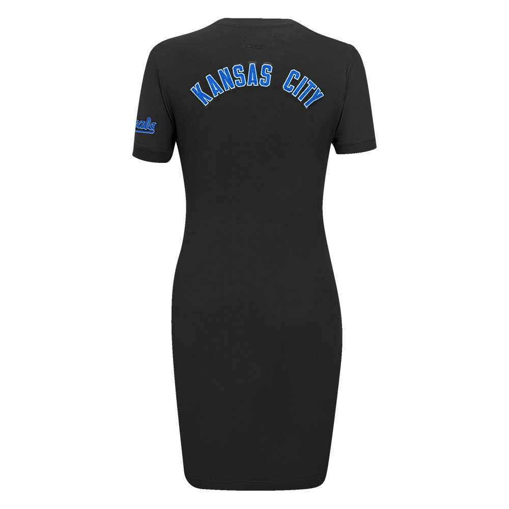 MLB KANSAS CITY ROYALS CLASSIC WOMEN'S BODYCON DRESS (BLACK)