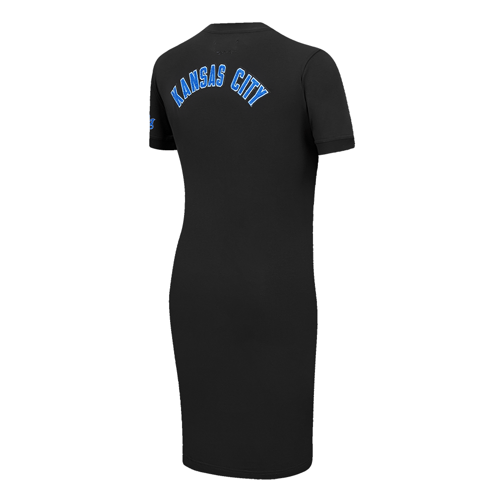 MLB KANSAS CITY ROYALS CLASSIC WOMEN'S BODYCON DRESS (BLACK)