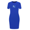 MLB KANSAS CITY ROYALS CLASSIC WOMEN'S BODYCON DRESS (ROYAL BLUE)