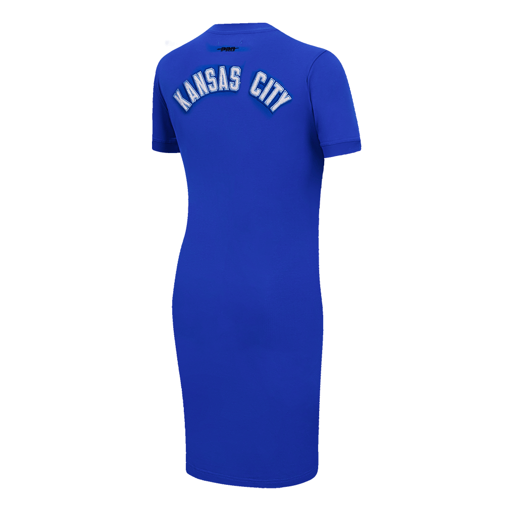MLB KANSAS CITY ROYALS CLASSIC WOMEN'S BODYCON DRESS (ROYAL BLUE)