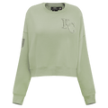 MLB KANSAS CITY ROYALS NEUTRAL FLEECE CREWNECK (MOSS)
