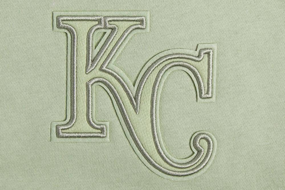 MLB KANSAS CITY ROYALS NEUTRAL FLEECE CREWNECK (MOSS)