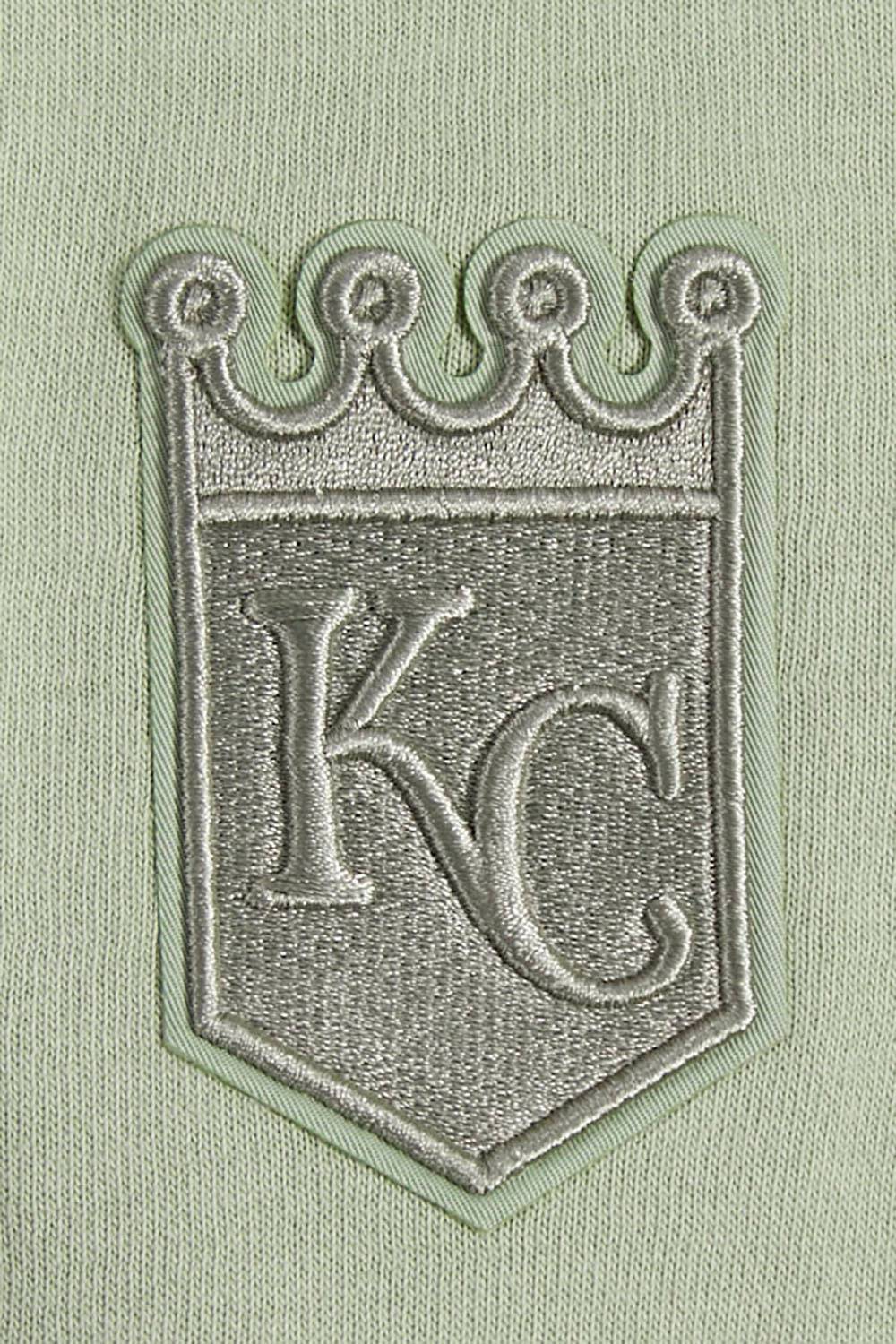 MLB KANSAS CITY ROYALS NEUTRAL FLEECE CREWNECK (MOSS)