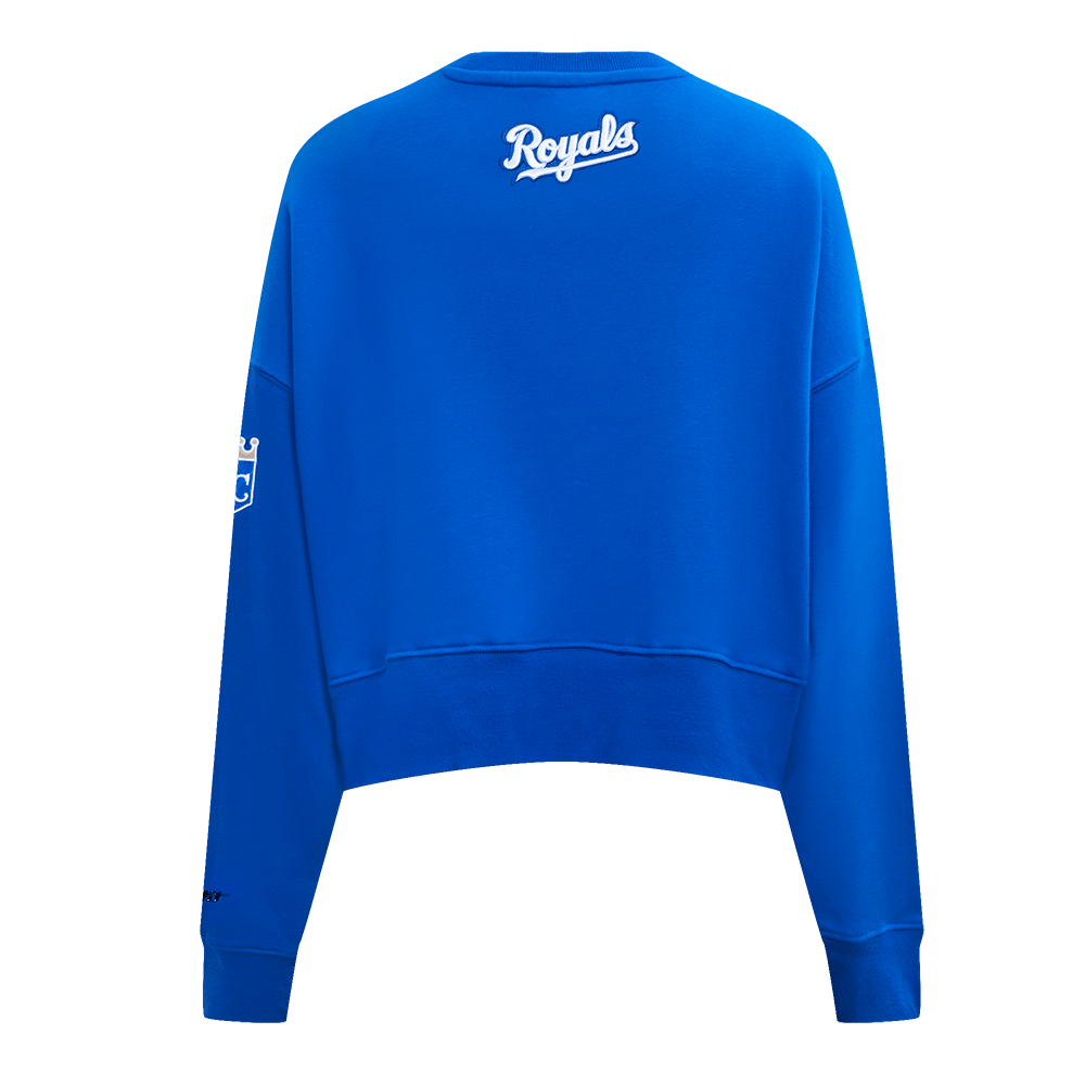 MLB KANSAS CITY ROYALS CLASSIC WOMEN'S CREWNECK (ROYAL BLUE)