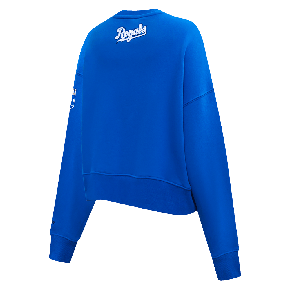MLB KANSAS CITY ROYALS CLASSIC WOMEN'S CREWNECK (ROYAL BLUE)