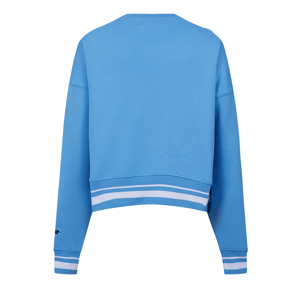 CAMISETA CLÁSICA RETRO DE CUELLO REDONDO PARA MUJER MLB KANSAS CITY ROYALS (AZUL UNIVERSITARIO)