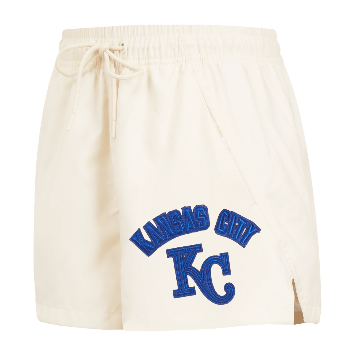 PANTALÓN CORTO TEJIDO MUJER MLB KANSAS CITY ROYALS TRIPLE TONAL W (BLANCO HUESO)