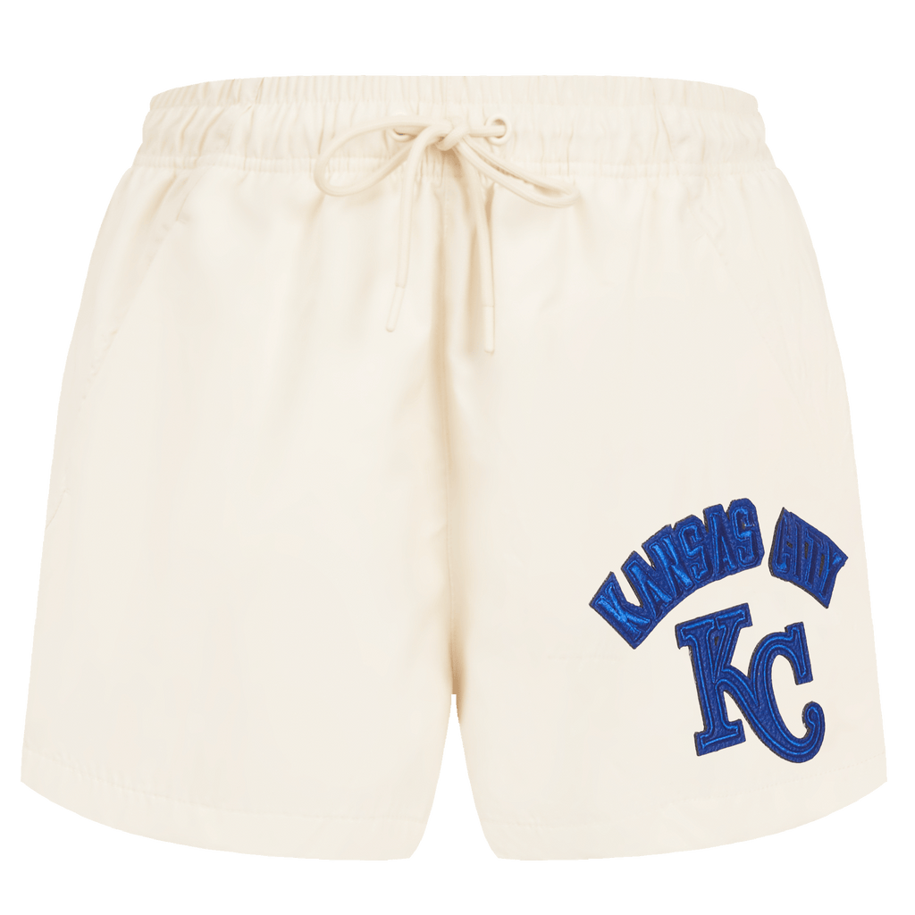 PANTALÓN CORTO TEJIDO MUJER MLB KANSAS CITY ROYALS TRIPLE TONAL W (BLANCO HUESO)