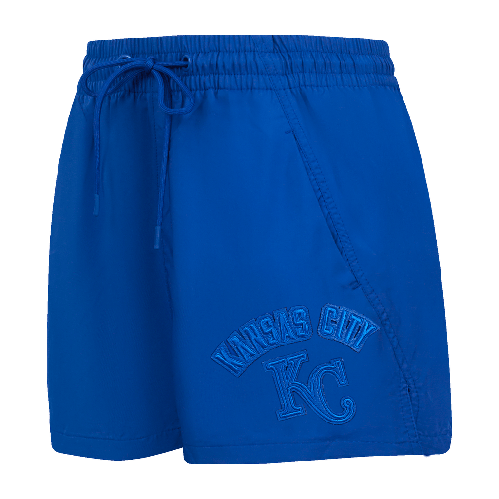 MLB KANSAS CITY ROYALS TRIPLE TONAL W WOVEN WOMEN'S SHORT (ROYAL BLUE)