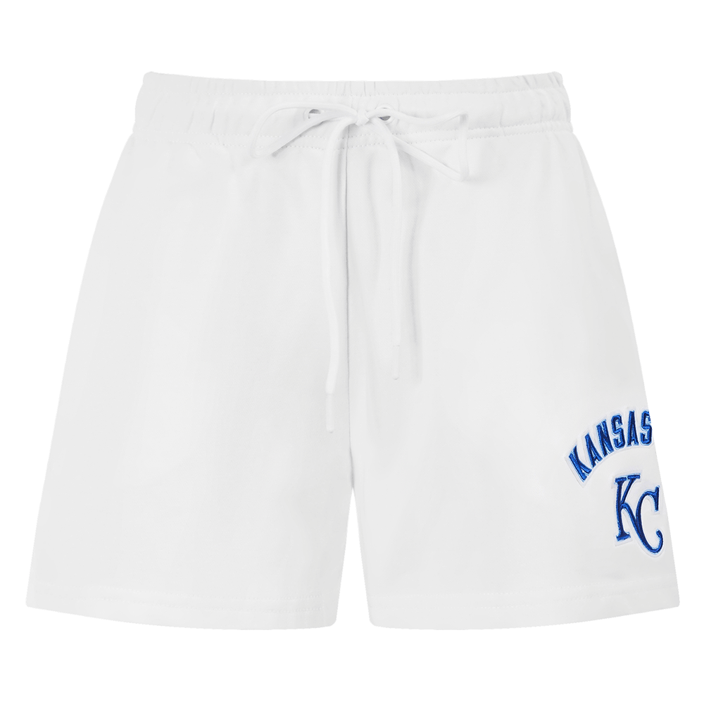 MLB KANSAS CITY ROYALS CLASSIC WOMEN'S FLEECE SHORT (WHITE)