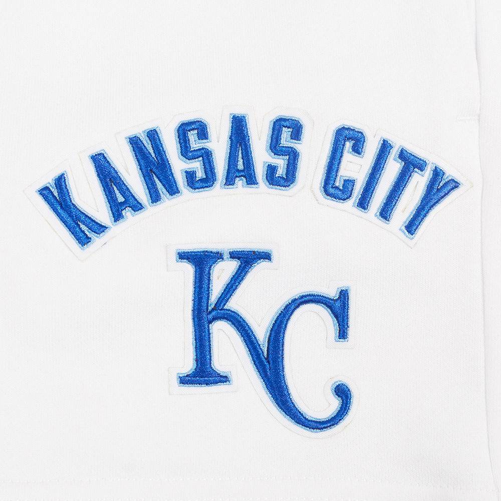MLB KANSAS CITY ROYALS CLASSIC WOMEN'S FLEECE SHORT (WHITE)