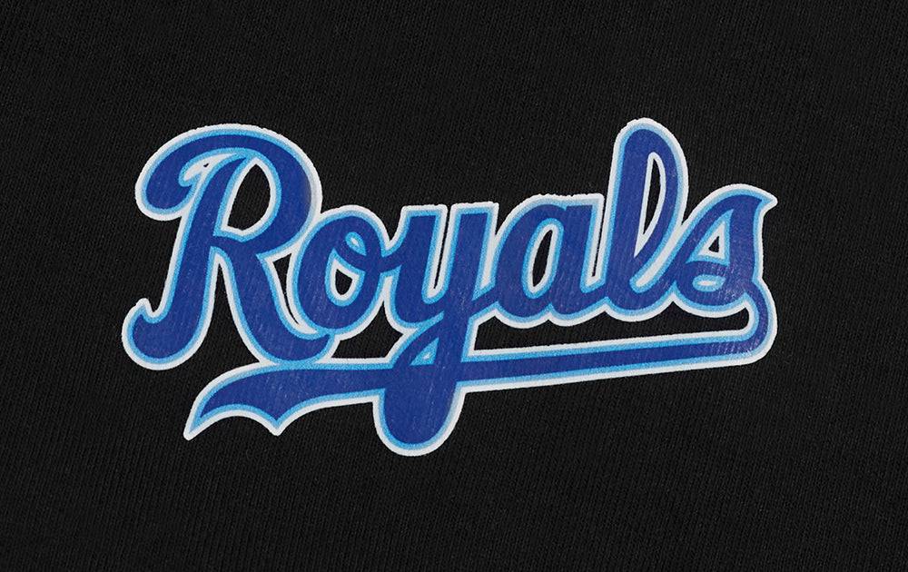MLB KANSAS CITY ROYALS CLASSIC WOMEN'S COTTON BIKE SHORT (BLACK)