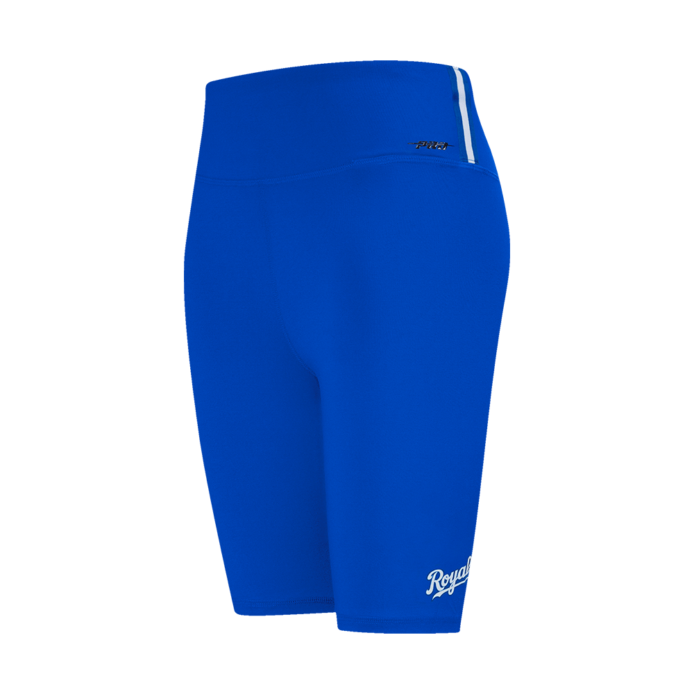 PANTALÓN CORTO CICLISTA CLÁSICO DE ALGODÓN PARA MUJER MLB KANSAS CITY ROYALS (AZUL REAL)