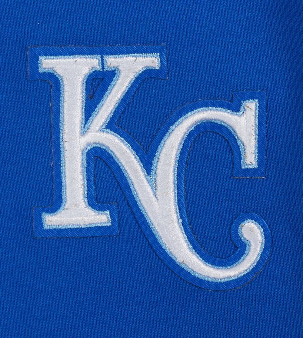 PANTALÓN CORTO CICLISTA CLÁSICO DE ALGODÓN PARA MUJER MLB KANSAS CITY ROYALS (AZUL REAL)