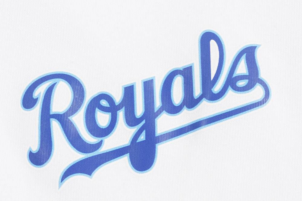 MLB KANSAS CITY ROYALS CLASSIC WOMEN'S COTTON BIKE SHORT (WHITE)