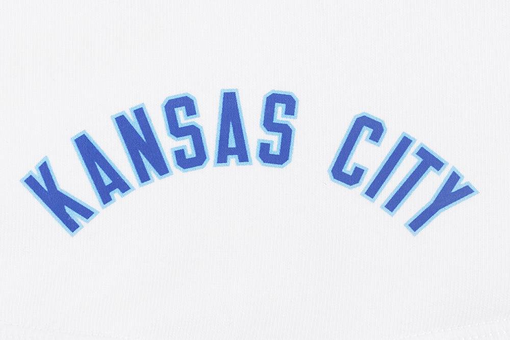 MLB KANSAS CITY ROYALS CLASSIC WOMEN'S COTTON BIKE SHORT (WHITE)