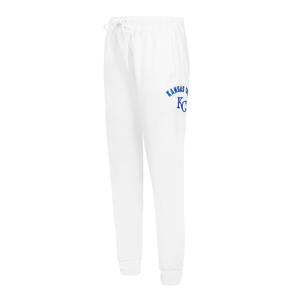 MLB KANSAS CITY ROYALS CLASSIC WOMEN'S FLEECE SWEATPANT (WHITE)