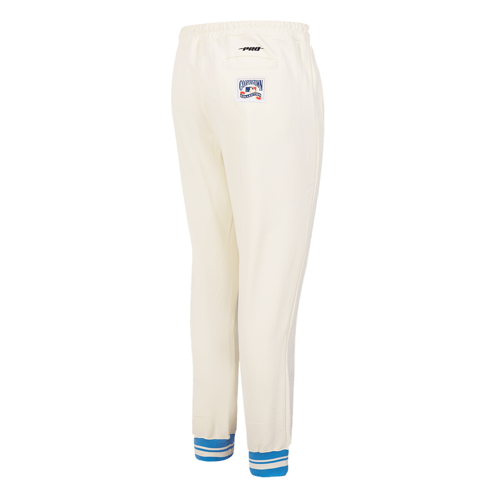 MLB KANSAS CITY ROYALS RETRO CLASSIC WOMEN'S SWEATPANT (EGGSHELL/ UNIVERSITY BLUE)
