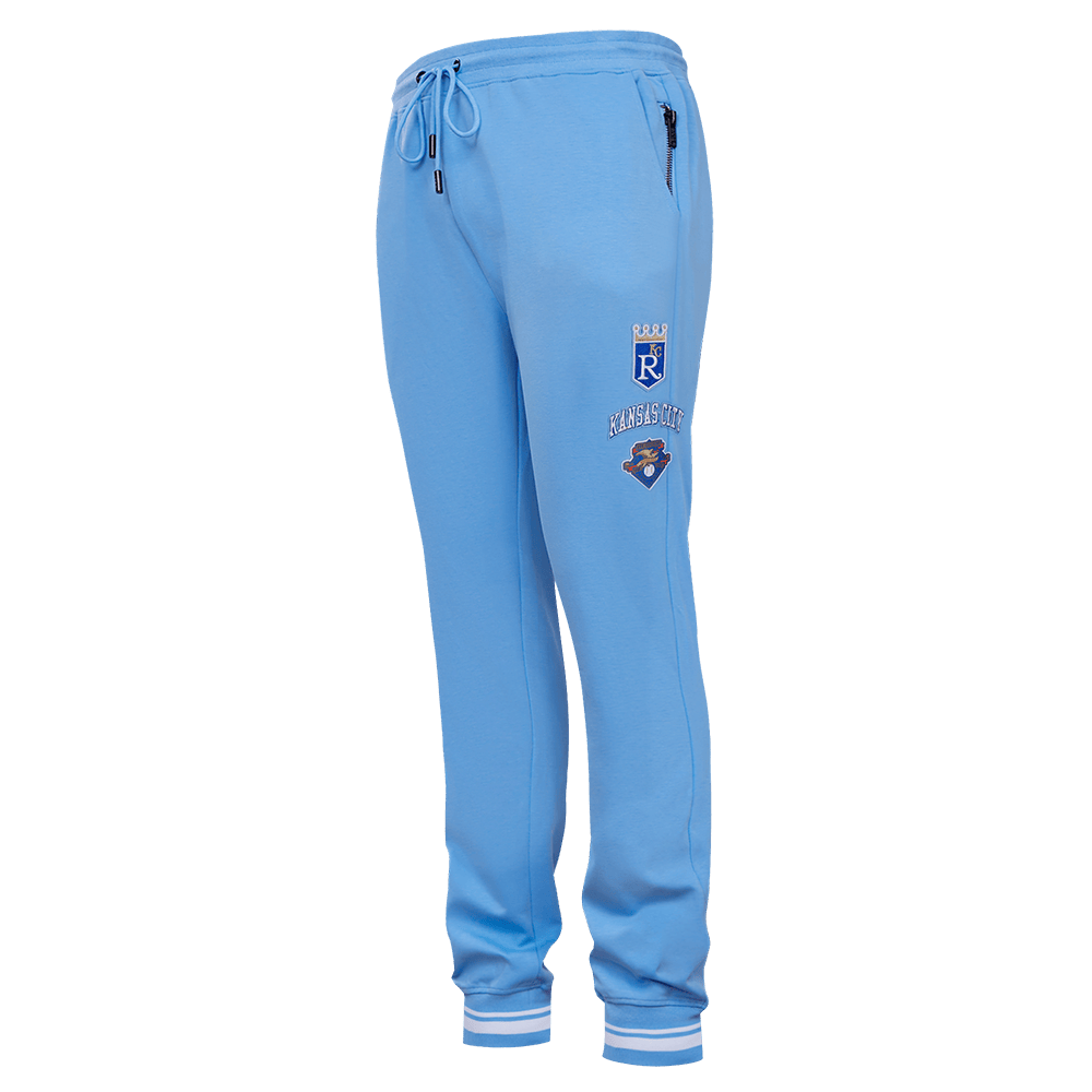 PANTALÓN DE CHÁNDAL RETRO CLÁSICO PARA MUJER MLB KANSAS CITY ROYALS (AZUL UNIVERSITARIO)