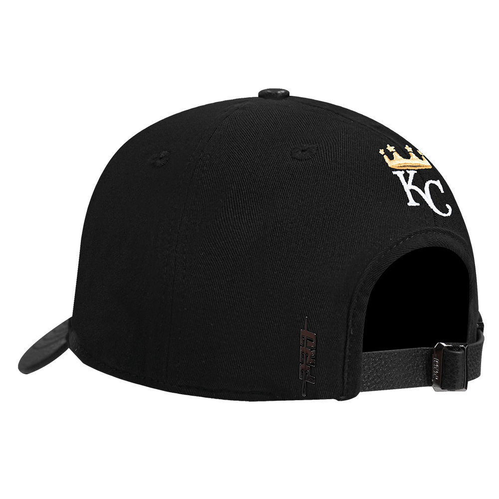GORRA DE PAPÁ MLB KANSAS CITY ROYALS JEWELS PARA MUJER (NEGRA)