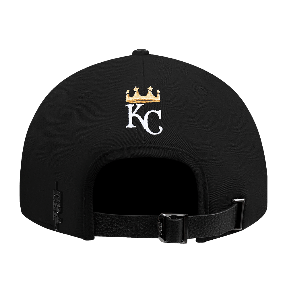 GORRA DE PAPÁ MLB KANSAS CITY ROYALS JEWELS PARA MUJER (NEGRA)