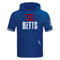 MLB LOS ANGELES DODGERS MOOKIE BETTS #50  SUDADERA CLÁSICA CON CAPUCHA Y MANGAS CORTAS PARA HOMBRE (AZUL DODGER)
