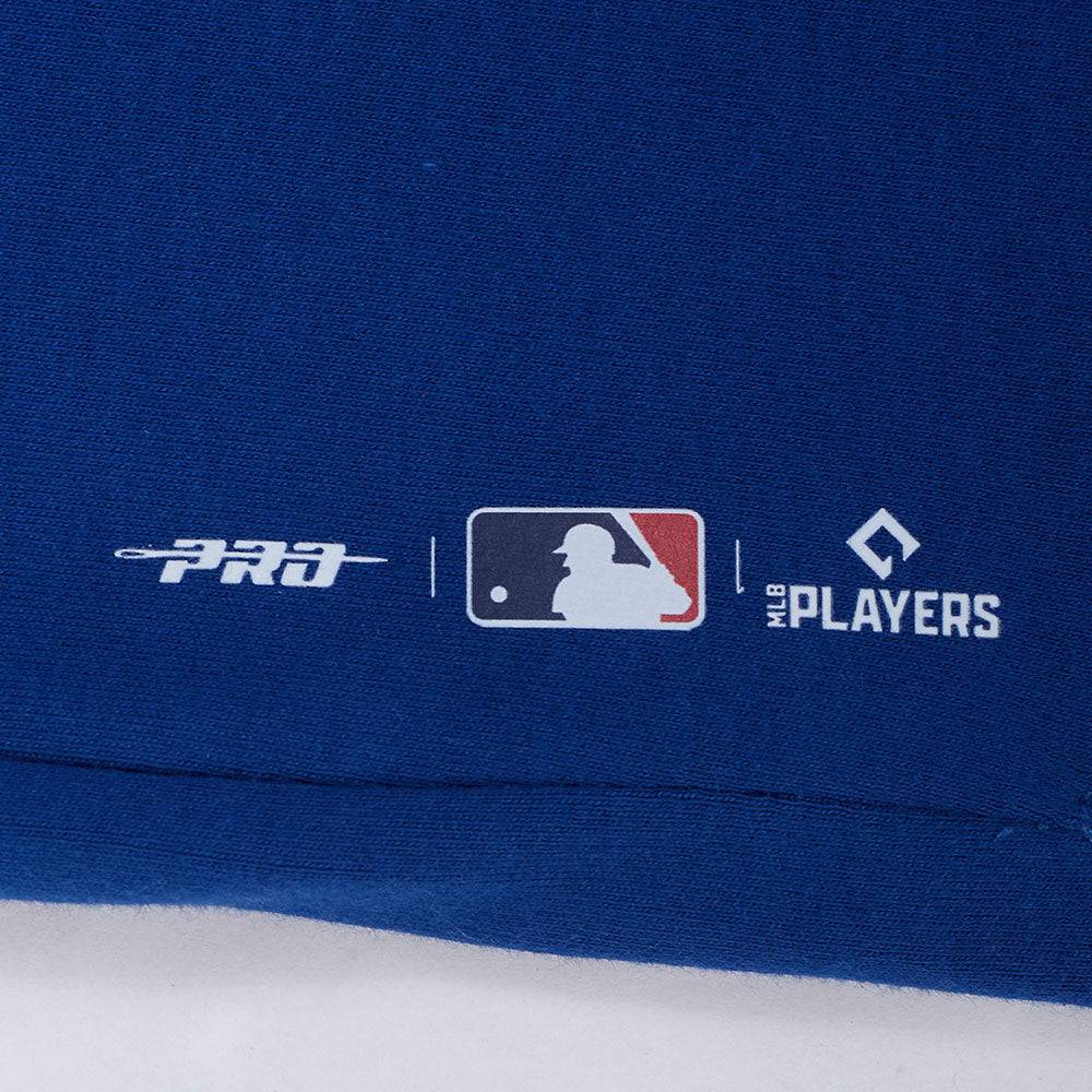 MLB LOS ANGELES DODGERS FREDDIE FREEMAN #5  CLASSIC MEN'S SHORT SLEEVE PULLOVER HOODIE (DODGER BLUE)