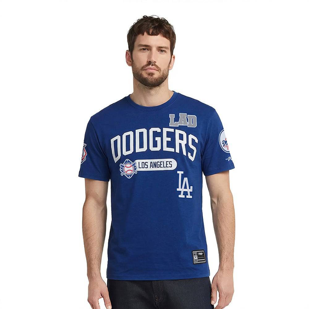 MLB LOS ANGELES DODGERS LETTERMAN MEN'S S/S TEE (DODGER BLUE)