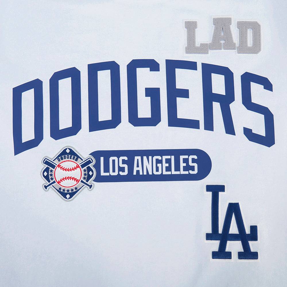 CAMISETA MLB LOS ANGELES DODGERS LETTERMAN PARA HOMBRE DE MANGA CORTA (BLANCA)