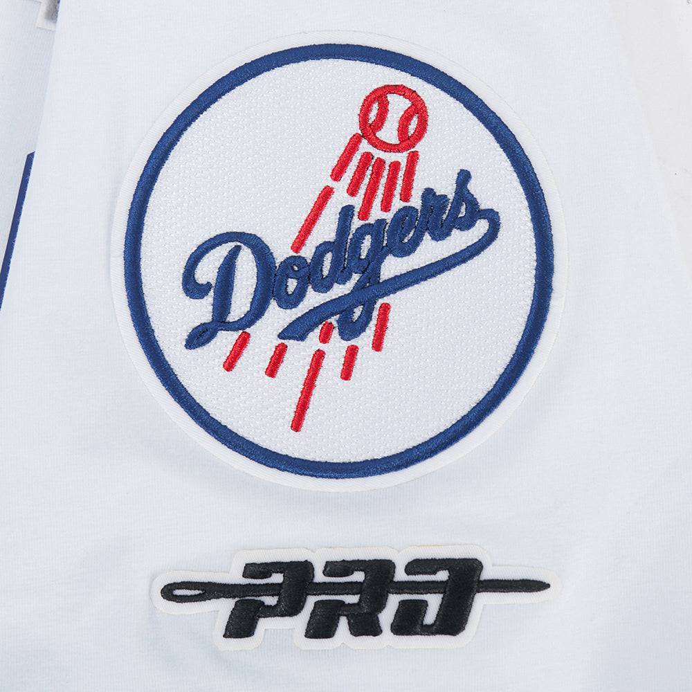 CAMISETA MLB LOS ANGELES DODGERS LETTERMAN PARA HOMBRE DE MANGA CORTA (BLANCA)