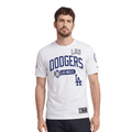 CAMISETA MLB LOS ANGELES DODGERS LETTERMAN PARA HOMBRE DE MANGA CORTA (BLANCA)