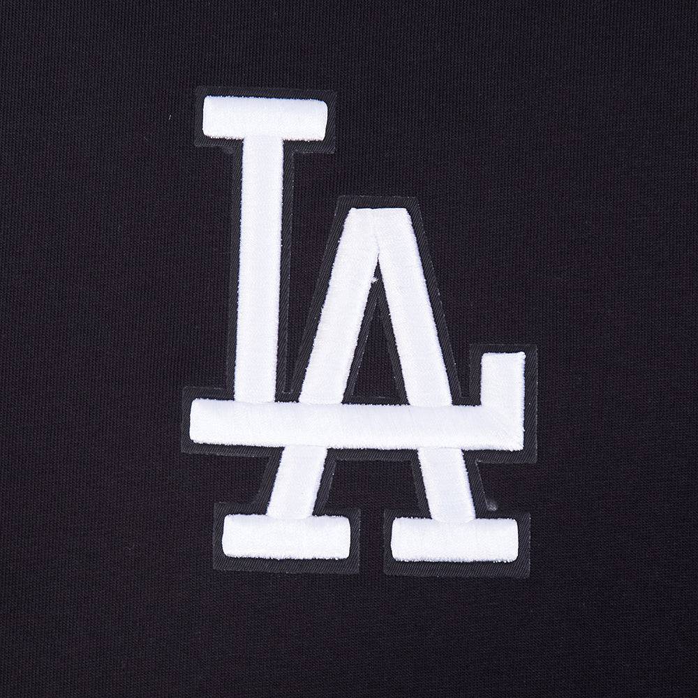 MLB LOS ANGELES DODGERS WINGSPAN MEN'S CJ DROP SHOULDER TEE (BLACK/DODGER BLUE)