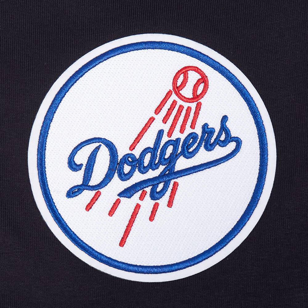 MLB LOS ANGELES DODGERS WINGSPAN MEN'S CJ DROP SHOULDER TEE (BLACK/DODGER BLUE)